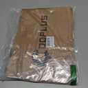 COOPLUS No Show Socks Womens Cotton Non Slip Low Cut Liner Socks Thin Invisible Socks for Flats Loafers 6 Pairs (Beige)