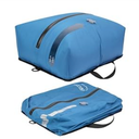 ONTYZZ Travel Vacuum Compression Bags 12 inch Space Saver Bags Vacuum Travel Case with IP67 Waterproof Zipper for Socks, Underwear, One Bag, Blue