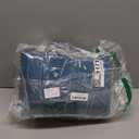 Yimobra 3 Pieces Memory Foam Bath Mat Set with U-Shaped Toilet Rug - Non Slip Super Soft Absorbent Quick Dry Bathroom Rugs for Bathtub, Vanity & Toilet Base, Peacock Blue (44''x24'' + 31.5''x20'' + 24''x20'')