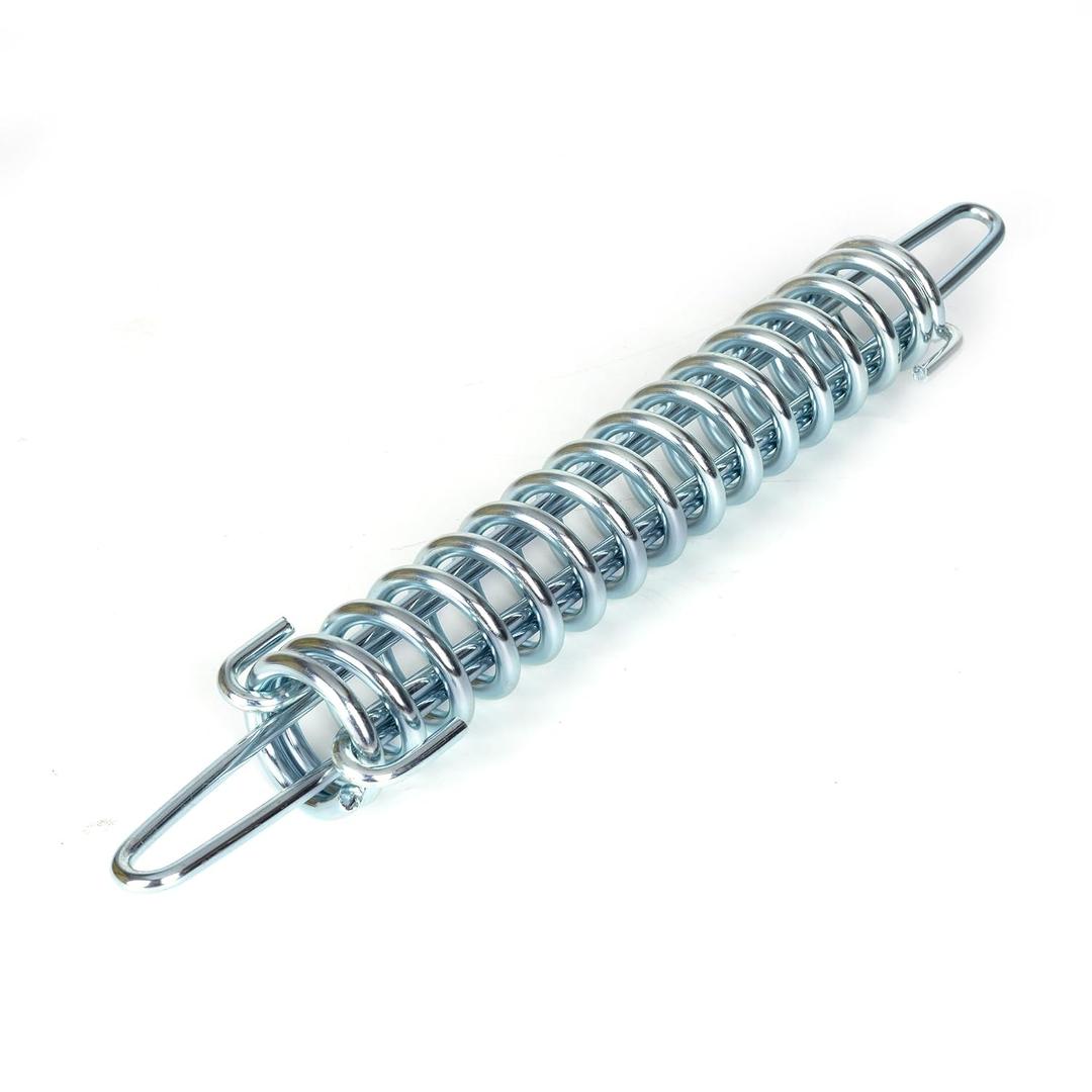 6 Pcs Tension Spring, High Tensile Electric Fence Spring Maintaining Tension, Heavy-Duty Electro-Galvanized for Agricultural Fencing, Silver