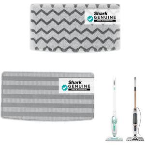 Shark Genuine Steam Mop Replacement Pads 2 Pack  1 Dirt Grip & 1 Scrub Pad Included, Machine Washable, Designed for Sealed Hard Floors, Compatible with Shark S1000 & S2000 Series ONLY, 1153FCS2000