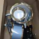 M SANMERSEN Kids Jazz Drum Set - 5 Drums with Stool - Rock Jazz Drum Kit - Musical Enlightenment Educational Toys Gift for Boys Girls (9123 Light Blue)