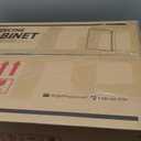 TokeShimi 14 x 18 Recessed Medicine Cabinet, Assembly Required, Black Bathroom Medicine Cabinet with Mirror, Stepless Adjustable Shelves, Tempered Glass, Beveled Aluminum Frame