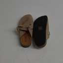 Women's Suede Clogs Leather Mules Slip On Sandals with Arch Support (11, Taupe)