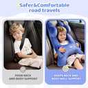 FLORICH Kids Travel Pillow, Car Sleeping Travel Pillow for Kids, Washable H-Shaped Pillow for Adults and Children to Support Head and Body for Road Trips Pillow for Car (Blue)
