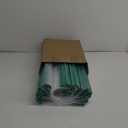 Thenshop 100 Pcs Clear Report Covers with Sliding Bars Sliding Bar File Folder Binder Plastic Report Folder for File Paper Book Resume Letter Office, 30 Sheet Capacity(Green)