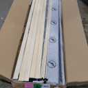 King Size Bed Frame with Fabric Upholstered Headboard, Platform Bed with Wooden Slats Support, Fully Mattress Foundation, Box Spring Optional, Easy Assembly (Light Grey)