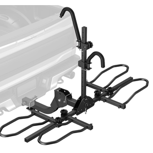 Bike Rack Hitch for Car, 2-Bike Hitch Mount Rack for 2" Receiver
160 lbs Capacity, Foldable Design, Fits Up to 5" Fat Tires, Compatible with Cars, Trucks, SUVs and RVs