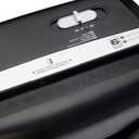 Amazon Basics 6-Sheet Cross-Cut Paper and Credit Card Shredder with 3.8 Gallon Bin, Shreds Staples, Black