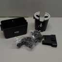 KDD Stroller Cup Holder with Snack Tray, 3-in-1 Universal Stroller Tray with Phone Holder, Removable Drink Holder, 360° Rotation Tray Attachment for Uppababy, Nuna, Wheelchair, Bike, Walker, Scooter (Black)