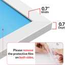 LaVie Home 24x24 Picture Frame for Wall Display, 24x24 White Picture Frame with HD Plexiglas, 24 x 24 Photo Frame 1 Pack, Picture Frames for Displaying Photos, Classic Collection