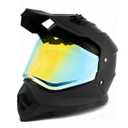 Orthrus Youth Dirt Bike Helmet DOT Kids Dual Sport Full Face Helmets (Black, S)