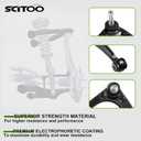 SCITOO 8pcs Suspension Kit For 2006-2014 For Jetta 2010-2014 For Golf 2007-2013 For GTI 2006-2013 For Audi A3 w/Suspension Parts Lower Control Arm Lower Ball Joint Inner Outer Tie Rod End
