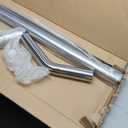 2 Inch DIY Custom Mandrel Exhaust Pipe Tube Pipe, 40 Inch Straight Pipe, 2''OD Straight & Mandrel Bend Pipe(45/90/180 Degree) Kits, T304 Stainless Steel, Universal Fitment - 4PCS