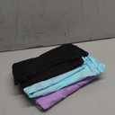 QWE 5 Pack Girls Shirts Cotton Short Sleeve Shirts for Girls Graphic Kids Tops Tees Clothes Summer T-Shirts, Medium