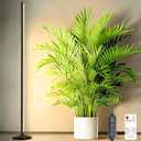 65 Inch Vertical Grow Lights for Indoor Plants: 48W, 6000K, 336 LEDs Full Spectrum LED Standing Plant Lights with Timer and 10 Level Dimmable Plant Growing Lamp for Greenhouse with Hanging Accessory