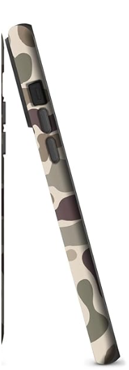 for iPhone 17 Case, Retro camo Design, Dual Layer Soft TPU Hard PC Bumper Case Design