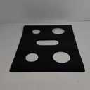 Stove Top Cover Protector, Anti Dirty Gas Stove Mat Reusable Washable Teflon Easy To Anti Oil Gas Stove Pad For Gas Range (Black)