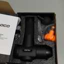 TOLOCO Massage, Deep Tissue Back Massage for Athletes for Pain Relief, Percussion Massager with 10 Massages Heads & Silent Brushless Motor, Mothers Day Gifts, Black