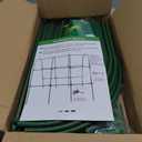 Cucumber Trellis for Raised Bed, U-Shape Garden Trellis for Climbing Plants Outdoor, Metal Arch Vegetables Trellis, Plant Support for Grape Vine Beans Squash Peas Flower