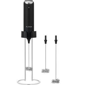 Flendy Rechargeable Milk Frother Handheld, Coffee Frother Handheld with USBC Charging Stand, Electric Drink Mixer Handheld, Mini Electric Whisk Frother for Coffee, Matcha, etc