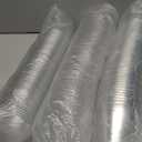 GUSTO Clear Plastic Cups with Lids [12 oz - 100 Count] - Disposable Iced Coffee Drink Cups with Strawless Sip Lids for Smoothies, Juices, and More - (Formerly Comfy Package)