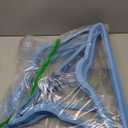 Casafield 50 Velvet Baby Hangers - 11" Size for Infant & Toddler Clothes - Light Blue