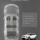 3W Floor mats & Cargo Liner fit for Range Rover Evoque 2020-2024 2025 2026,TPE All Weather Custom Fit Floor Liner Full Set Car Liners