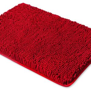 No Brand Bathroom Mat 17 "/23", Red