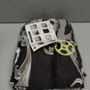 Recliner Slipcover-Stretch Soft Slip Reclining Chair Slipcovers 4-Pieces Furniture Protector for Recliner with Pocket Fitted Sofa Couch Cover Lazy Boy Chair Cover (Black/Gray)