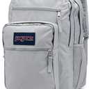 JanSport 34L Big Backpack - 15 Inch Laptop Sleeve, Grounded Grey, One Size