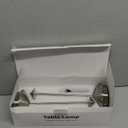 Modern Cordless Table Lamp Set of 2, Portable LED Desk Lamps, 5000mAh Rechargeable Battery Operated Lighting for Bedroom Dining Room Restaurant Coffee Shop Camping Night Light (Brushed Nickel)