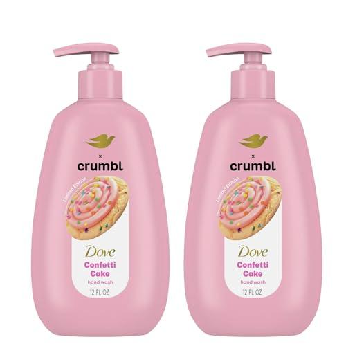 Dove X Crumbl Moisturizing Liquid Hand Wash Confetti Cake | 1pack, of 12 oz Hand Wash with Pump | Limited Edition (Confetti Cake)