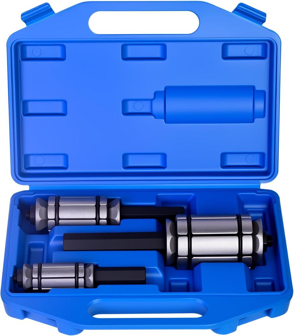 3 PCS Exhaust Pipe Expander Set, 1-1/8" to 3-1/2" Tail Pipe Expander Tool Set, Muffler Pipe Expander Set Compatible with Most Vehicles and Trucks, Automotive Tool Kit for Tail Pipe Tube