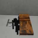 JayRex Countertop Organizer Organization, 3 Tier Moveable Corner Shelf Organizer for Kitchen, Bathroom, Spice Rack, Coffee Area, Over Sink, Dresser Table (Rustic Brown)