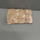 AIMUDI Champagne Bows for Gift Wrapping 3.5" Pre Tied Small Christmas Tree Bows Premade Twist Tie Bows for Treat Bags Small Bows for Crafts Wedding Holiday Decoration- 50 Counts