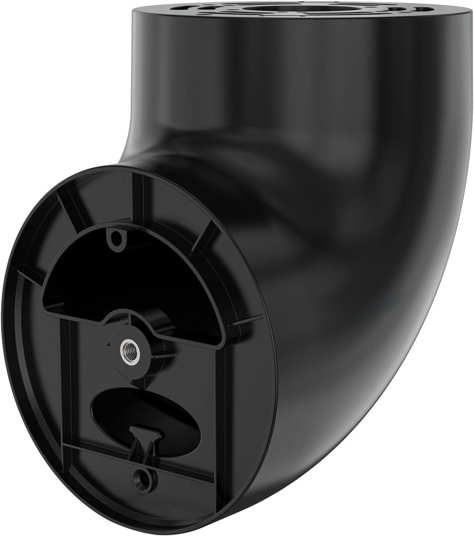 Holicfun Eave Mount for Ring Floodlight Cam Wired Plus/Pro, Blink Wired Floodlight Camera, and Wyze Floodlight Camera v2/Pro - Black