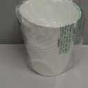 UUJOLY Plastic Small Trash Can Wastebasket, Garbage Container Basket for Bathrooms, Laundry Room, Kitchens, Offices, Kids Rooms, Dorms, (White, 1.8 Gallon)