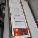 TEENFON Bathroom Cabinet, Narrow Bathroom Storage Cabinet with 5 Adjustable Shelves & Drawer, Freestanding Cupboard for Small Spaces, White