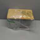 spospo 2 Pack Trash Bag Holder with Bamboo Lid, Stackable Trashbag Dispenser, Extra Large Garbage Bag Holder for Kitchen Laundry Room Under Sink Organization and Storage