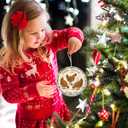 4 x Chicken Christmas Ornaments - Chicken Coop Run - Chicken Decor - Christmas Ornaments - Christmas Decorations - 3.6 in Acrylic - Funny Gag Gifts - White Elephant Gifts - Stocking Stuffers