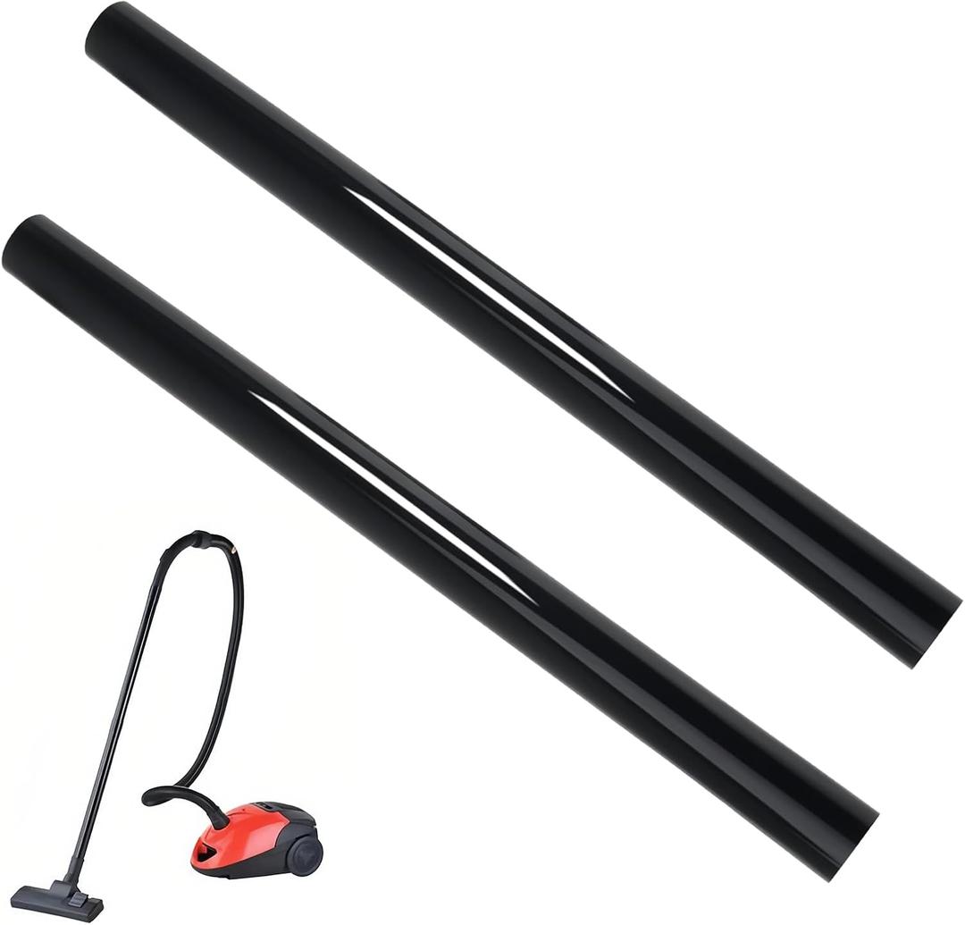 2-Pack Vacuum Extension Tube, 1.25 Inch (32mm) Vacuum Cleaner Extension Wand with 1-1/4" Fitting, Compatible with Shop-Vac Accessories, Replacement Extension Pipe for Wet/Dry Vacuum Cleaners