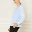 Allegra K Women's Work Tops Keyhole Neck Long Sleeve Work Shirts Blouse Dressy Casual Business Shirt (XL)