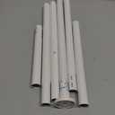 ALLZONE Shower Curtain Rod Tension No Drill, 42-83 Inches,Heavy Duty Tension Curtain Rod, Rustproof Shower Rods for Bathroom, Adjustable Spring Tension Rods for Windows,White