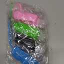 4 Pack Travel Size Plastic Clear Bottles w/Silicone Sleeve Refillable Empty Squeeze Containers Leakproof Flip Cap Keychain Bottles Hand Sanitizer Holder for Backpack Travel Outdoor (60ml/2oz) (A)