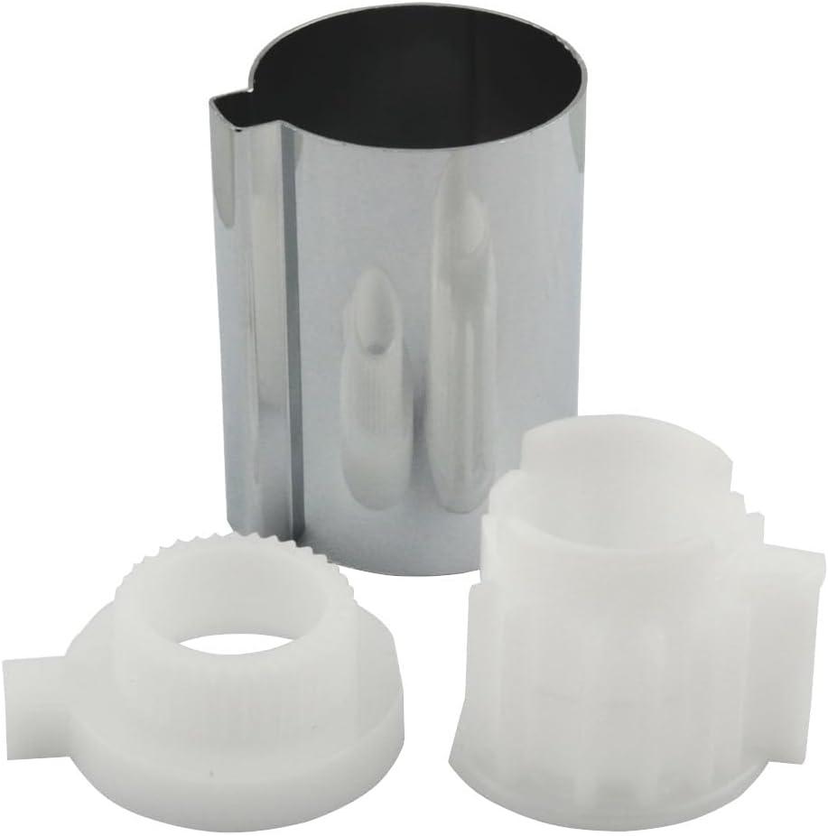 Stop Tube and Temperature Limit Stop Kit Replacement Faucet Valve Cartridge, Small, Chrome
