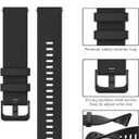 2 Pack Waterproof Wristband Compatible with Garmin Vivoactive 4S / Venu 3S / Venu 2S / Vivomove 3S, Quick Release 18mm Replacement Strap for Women Men