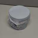 PLASTICPRO 30 Clear with Gold Rim Plastic Plates 5.5 inch High Edge Elegant Heavyweight Plastic Disposable Dinner Plates Fancy Party Plates