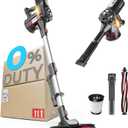 Roomie Tec Cordless Stick Vacuum Cleaner, Lightweight 2-in-1 Handheld with Powerful Suction, Rechargeable Battery, Bagless HEPA Filter & Self-Standing Design  Ideal for Floors, Cars & Home Cleaning