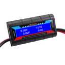 Yunsailing 1Pc 200A High Precision Watt Meter Power Analyzer Battery Consumption Performance Monitor Amp Meter Monitor with Backlight Digital LCD Screen for RC Solar Voltage Current Power (60V)